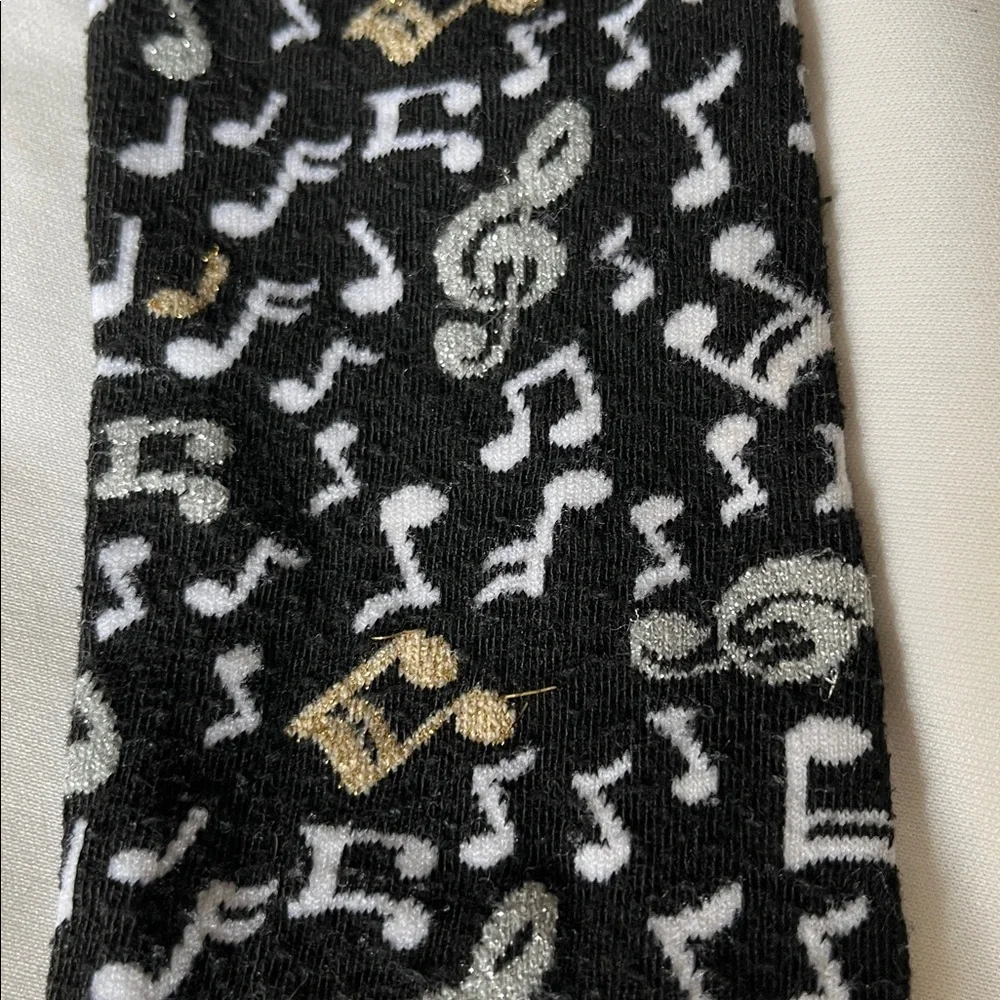 No brand women’s musical long socks.